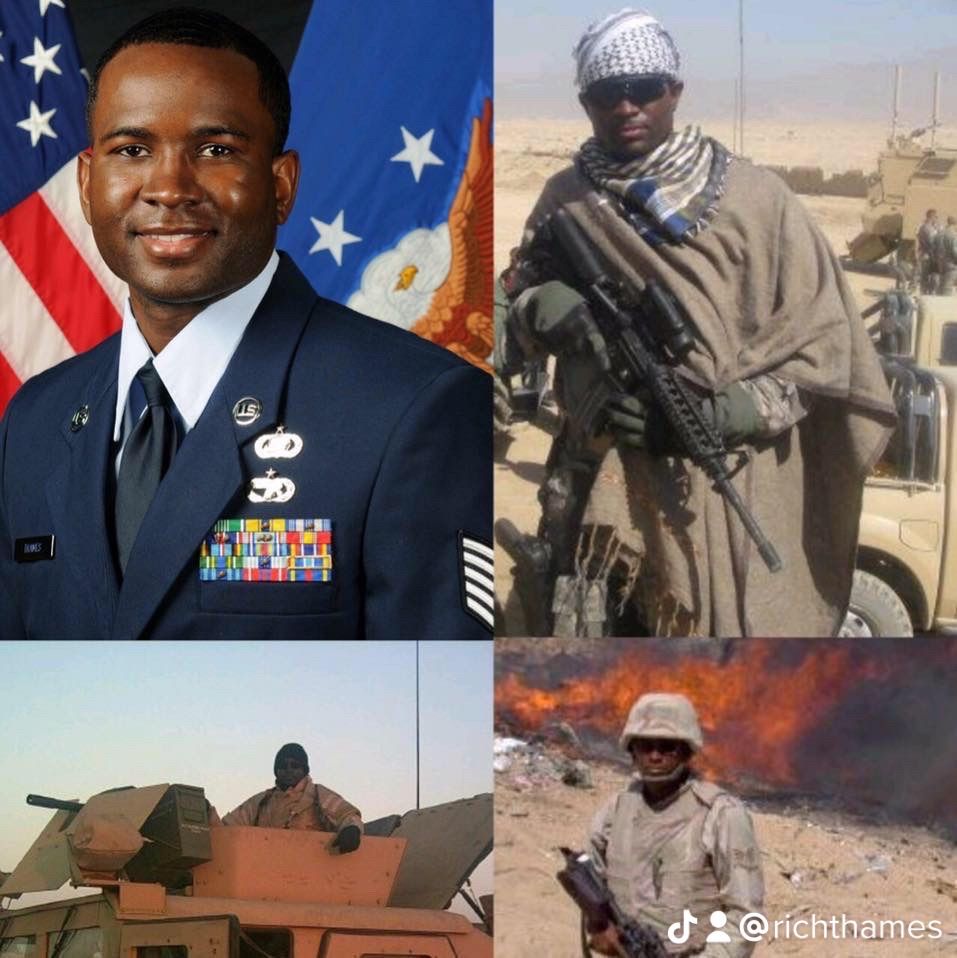 Rich Thames — four photos from his 14 years of U.S. Air Force service